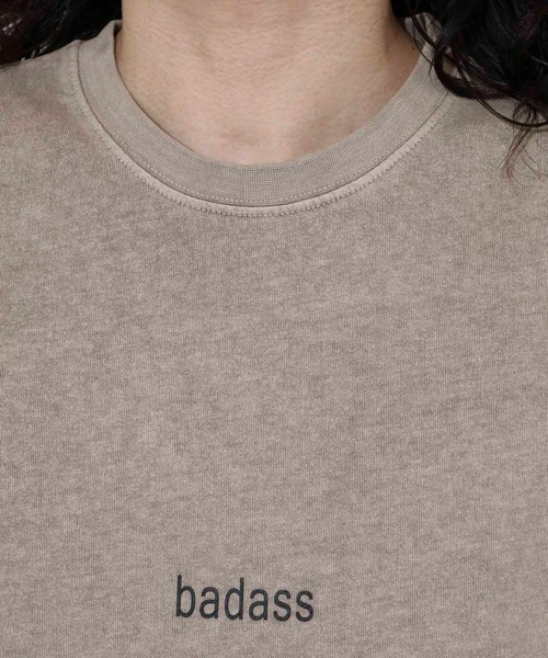 MMMM（エムエムエムエム）の「MMMM 古着風　ヴィンテージ　ピグメント加工　セットアップ　Tシャツ　ショートパンツ（セットアップ・メンズ・グレイッシュベージュ/ブラック・XL/L/M）」の18枚目の写真