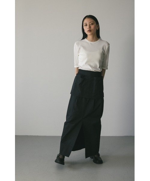 STYLEMIXER(スタイルミキサー)の「コンフォートT(Tシャツ/カットソー・レディース・グレー/ホワイト/ミント・FREE)」の4枚目の写真