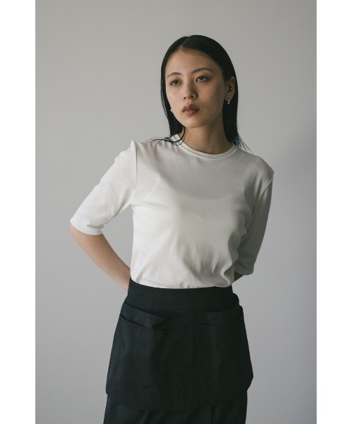 STYLEMIXER(スタイルミキサー)の「コンフォートT(Tシャツ/カットソー・レディース・グレー/ホワイト/ミント・FREE)」の5枚目の写真