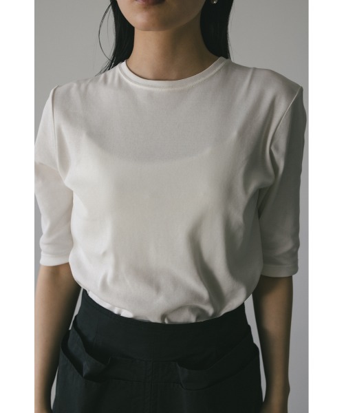 STYLEMIXER(スタイルミキサー)の「コンフォートT(Tシャツ/カットソー・レディース・グレー/ホワイト/ミント・FREE)」の6枚目の写真