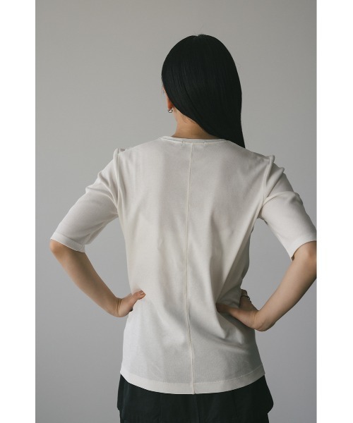 STYLEMIXER(スタイルミキサー)の「コンフォートT(Tシャツ/カットソー・レディース・グレー/ホワイト/ミント・FREE)」の8枚目の写真