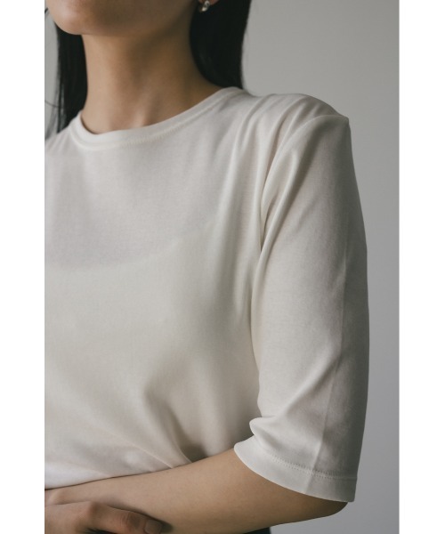 STYLEMIXER(スタイルミキサー)の「コンフォートT(Tシャツ/カットソー・レディース・グレー/ホワイト/ミント・FREE)」の9枚目の写真