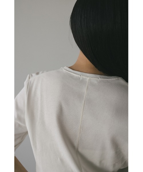 STYLEMIXER(スタイルミキサー)の「コンフォートT(Tシャツ/カットソー・レディース・グレー/ホワイト/ミント・FREE)」の11枚目の写真