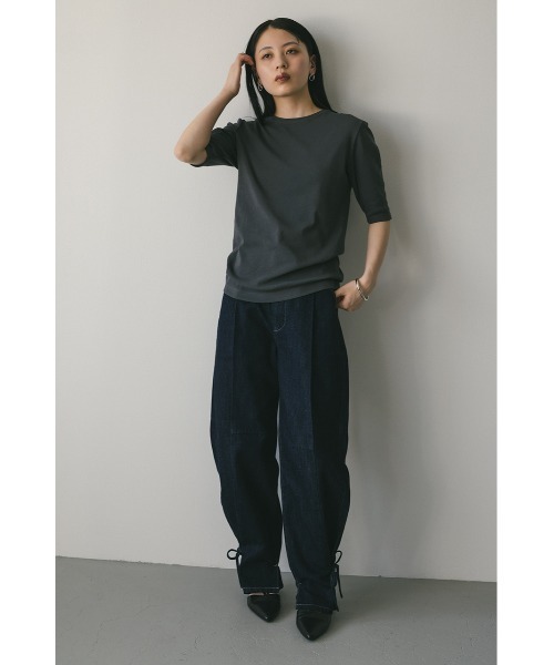 STYLEMIXER(スタイルミキサー)の「コンフォートT(Tシャツ/カットソー・レディース・グレー/ホワイト/ミント・FREE)」の14枚目の写真