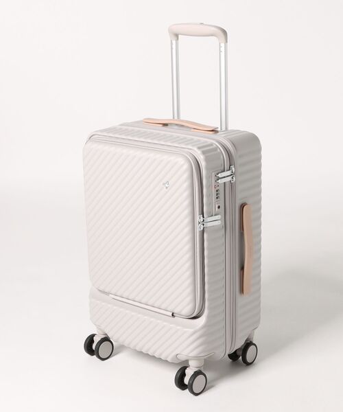 SAC'S BARJean（サックスバージーン）の「【HaNT/ハント】 ココント キャリーケース 34L（スーツケース/キャリーバッグ・レディース・ネイビー/イエロー系その他/パープル系その他/ピンク系その他・FREE）」の2枚目の写真