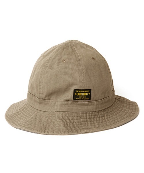 430（フォーサーティ）の「mko12828- NF TWILL METRO HAT メトロハット（ハット・メンズ・ブラック/オリーブ/ベージュ/ホワイト・S-M/L-XL）」の3枚目の写真