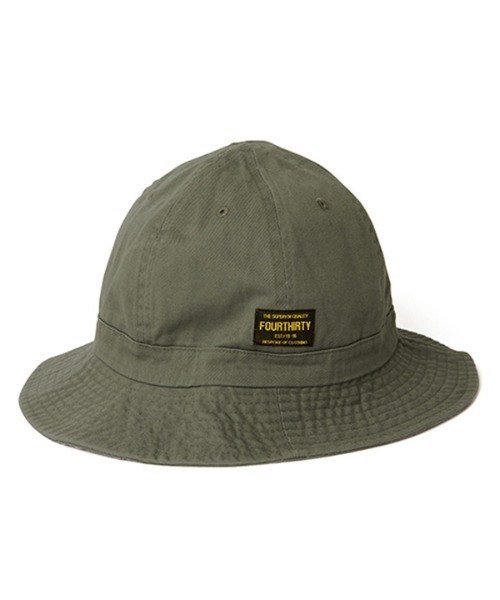 430（フォーサーティ）の「mko12828- NF TWILL METRO HAT メトロハット（ハット・メンズ・ブラック/オリーブ/ベージュ/ホワイト・S-M/L-XL）」の4枚目の写真