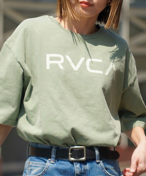 RVCA（ルーカ）の「RVCA メンズ DAY DREAM RVCA SS Tシャツ 【2025年春夏モデル】/ルーカ半袖ロゴTシャツ（Tシャツ/カットソー・メンズ・グリーン系その他/ブラック/マスタード/グレー系その他/ホワイト・X-LARGE/LARGE/MEDIUM/SMALL）」の15枚目の写真
