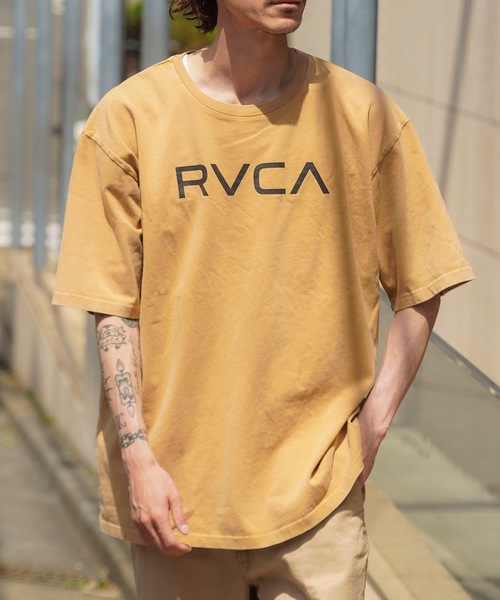 RVCA（ルーカ）の「RVCA メンズ DAY DREAM RVCA SS Tシャツ 【2025年春夏モデル】/ルーカ半袖ロゴTシャツ（Tシャツ/カットソー・メンズ・グリーン系その他/ブラック/マスタード/グレー系その他/ホワイト・X-LARGE/LARGE/MEDIUM/SMALL）」の20枚目の写真