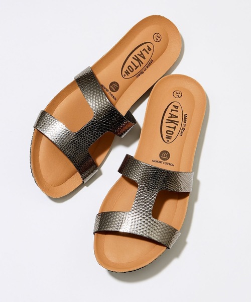 PLAKTON（プラクトン）の「BARNYARDSTORM / フラットサンダル 【PLAKTON （プラクトン）】（サンダル・レディース・シルバー/ゴールド・36/37/38）」の12枚目の写真