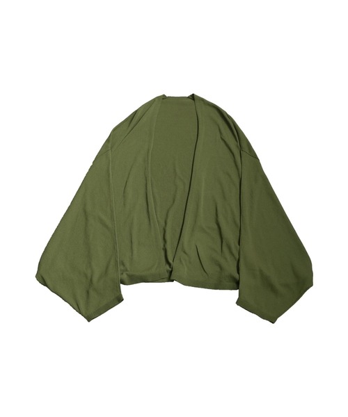 antiqua（アンティカ）の「ドルマンニットカーディガン（ニット/セーター・レディース・カーキ/ブラック・ONESIZE）」の16枚目の写真