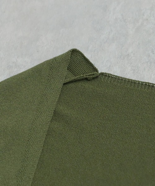 antiqua（アンティカ）の「ドルマンニットカーディガン（ニット/セーター・レディース・カーキ/ブラック・ONESIZE）」の17枚目の写真