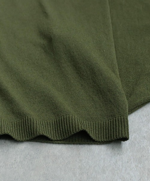 antiqua（アンティカ）の「ドルマンニットカーディガン（ニット/セーター・レディース・カーキ/ブラック・ONESIZE）」の19枚目の写真