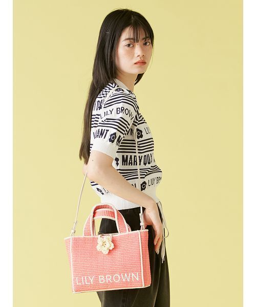 セール】【限定カラー】【LILY BROWN×MARY QUANT】ジュートロゴトート