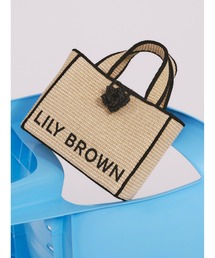 LILY BROWN | 【限定カラー】【LILY BROWN×MARY QUANT】ジュートロゴトート(ショルダーバッグ)
