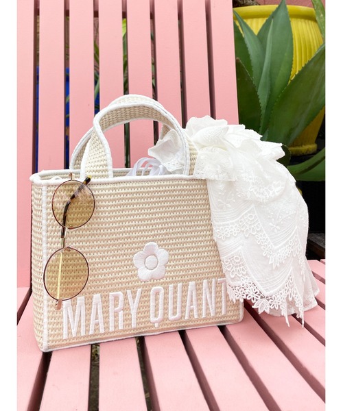 限定カラー】【LILY BROWN×MARY QUANT】ジュートロゴトート