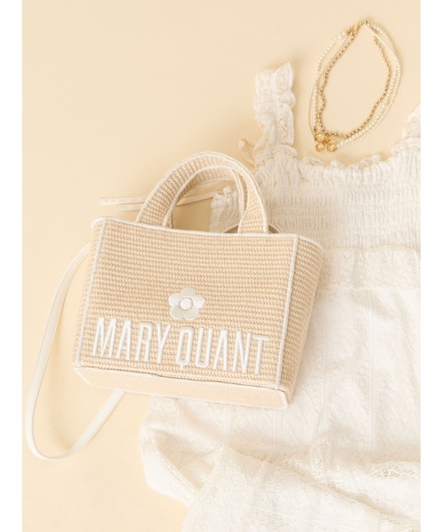 【MARY QUANT】× LILY BROWN ジュート ロゴ トートバッグ LILY BROWN×MARY QUANT】ジュートロゴトート(バッグ)｜LILY