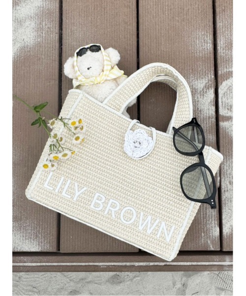 セール】【限定カラー】【LILY BROWN×MARY QUANT】ジュートロゴトート