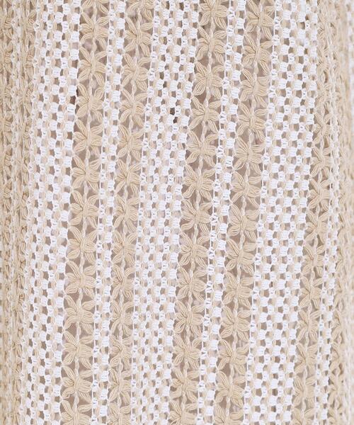 Cutie Blonde（キューティーブロンド）の「【S-LL】羽織るだけでサマ見え バイカラーレースジレ（ベスト・レディース・チャコール/ベージュ系2/ブラック系2・04/03/02/01）」の19枚目の写真