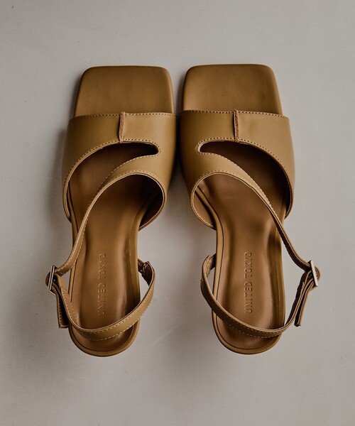 セール】ブラック残りわずか！【ZOZO限定！】Cow Leather Curvy Mule