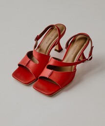 UNITED TOKYO（ユナイテッドトウキョウ）の「ブラック残りわずか！【ZOZO限定！】Cow Leather Curvy Mule｜美脚見え/本革（サンダル）」