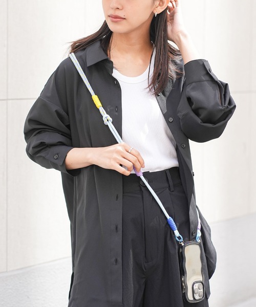 mili an deni(ミリアンデニ)の「カラフルロープストラップ(ウォレットチェーン・レディース・ブルー/グリーン/ピンク/パープル・F)」の3枚目の写真