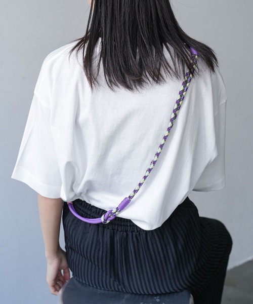mili an deni(ミリアンデニ)の「カラフルロープストラップ(ウォレットチェーン・レディース・ブルー/グリーン/ピンク/パープル・F)」の12枚目の写真
