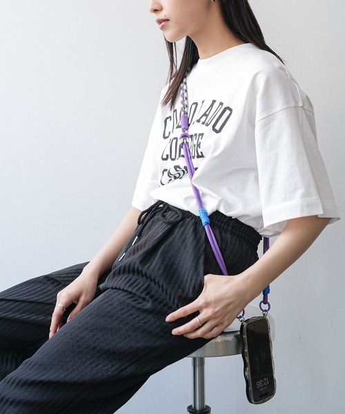 mili an deni(ミリアンデニ)の「カラフルロープストラップ(ウォレットチェーン・レディース・ブルー/グリーン/ピンク/パープル・F)」の13枚目の写真