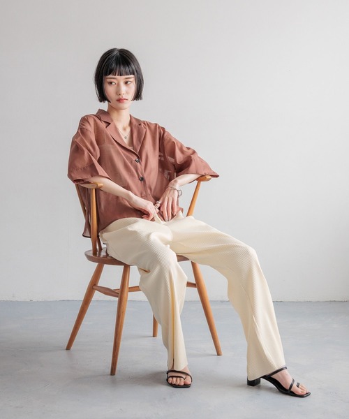 セール】シアーカイキンシャツSS 451978（シャツ/ブラウス）｜LOWRYS