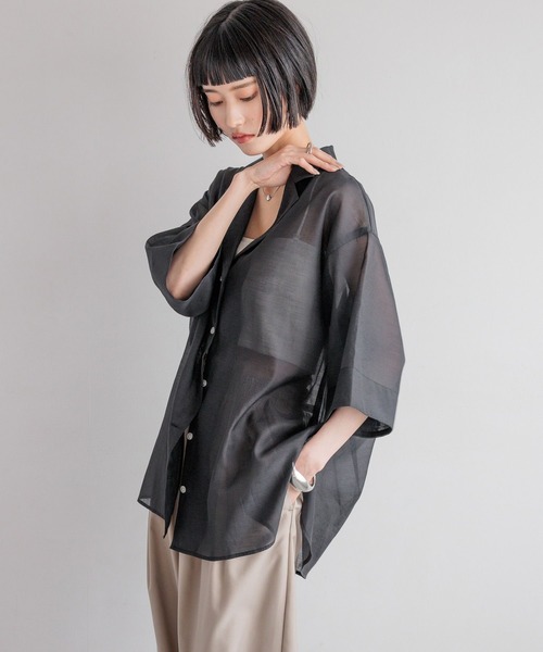 セール】シアーカイキンシャツSS 451978（シャツ/ブラウス）｜LOWRYS