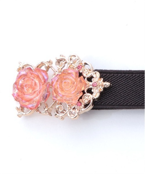 axes femme（アクシーズファム）の「オーロラローズ細ゴムベルト（ベルト・レディース・シルバー/ゴールド・FREE）」の18枚目の写真