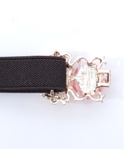 axes femme（アクシーズファム）の「オーロラローズ細ゴムベルト（ベルト・レディース・シルバー/ゴールド・FREE）」の12枚目の写真