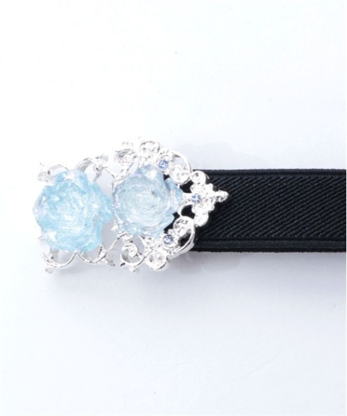 axes femme（アクシーズファム）の「オーロラローズ細ゴムベルト（ベルト・レディース・シルバー/ゴールド・FREE）」の9枚目の写真