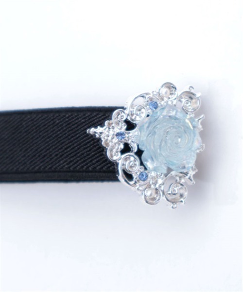 axes femme（アクシーズファム）の「オーロラローズ細ゴムベルト（ベルト・レディース・シルバー/ゴールド・FREE）」の6枚目の写真