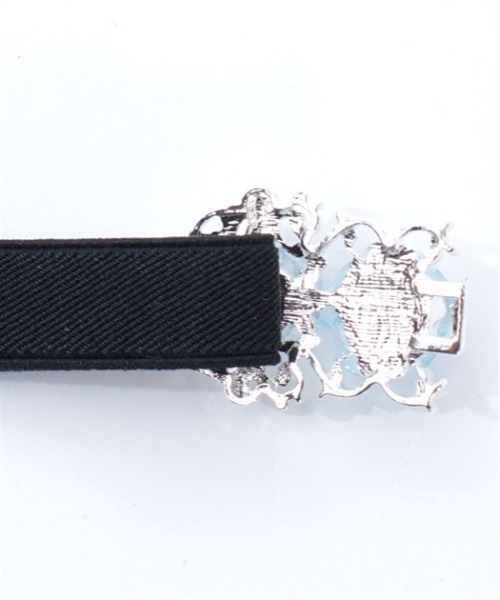 axes femme（アクシーズファム）の「オーロラローズ細ゴムベルト（ベルト・レディース・シルバー/ゴールド・FREE）」の3枚目の写真