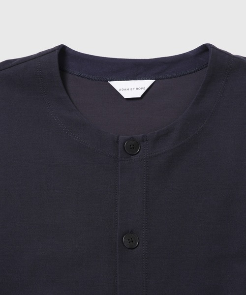 ADAM ET ROPE'（アダムエロペ）の「接触冷感【MINUS】クルーネック カーディガン（カーディガン/ボレロ・メンズ・ブラック/ネイビー/グリーン系その他・L/M）」の8枚目の写真