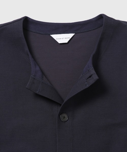 ADAM ET ROPE'（アダムエロペ）の「接触冷感【MINUS】クルーネック カーディガン（カーディガン/ボレロ・メンズ・ブラック/ネイビー/グリーン系その他・L/M）」の9枚目の写真