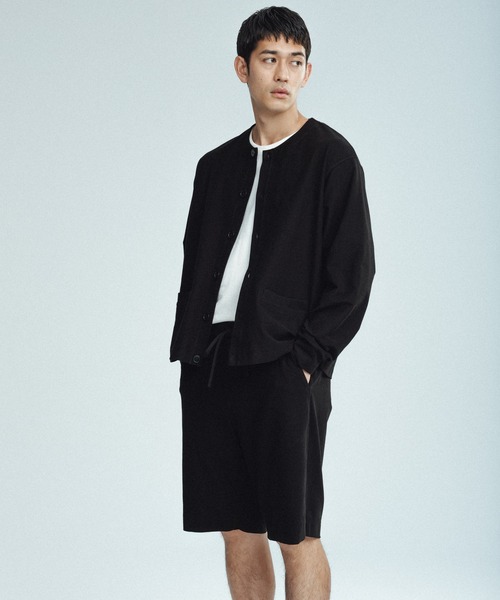 ADAM ET ROPE'（アダムエロペ）の「接触冷感【MINUS】クルーネック カーディガン（カーディガン/ボレロ・メンズ・ブラック/ネイビー/グリーン系その他・L/M）」の5枚目の写真