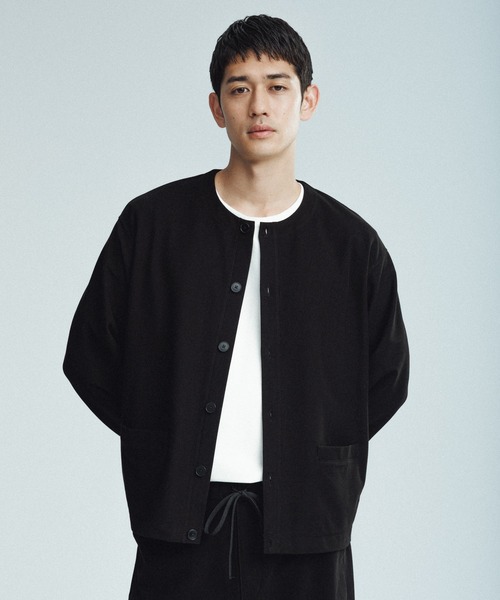 ADAM ET ROPE'（アダムエロペ）の「接触冷感【MINUS】クルーネック カーディガン（カーディガン/ボレロ・メンズ・ブラック/ネイビー/グリーン系その他・L/M）」の18枚目の写真