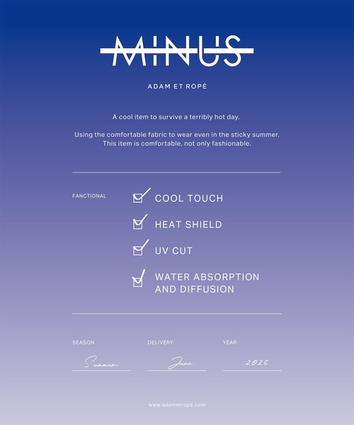 ADAM ET ROPE'（アダムエロペ）の「接触冷感【MINUS】クルーネック カーディガン（カーディガン/ボレロ・メンズ・ブラック/ネイビー/グリーン系その他・L/M）」の19枚目の写真