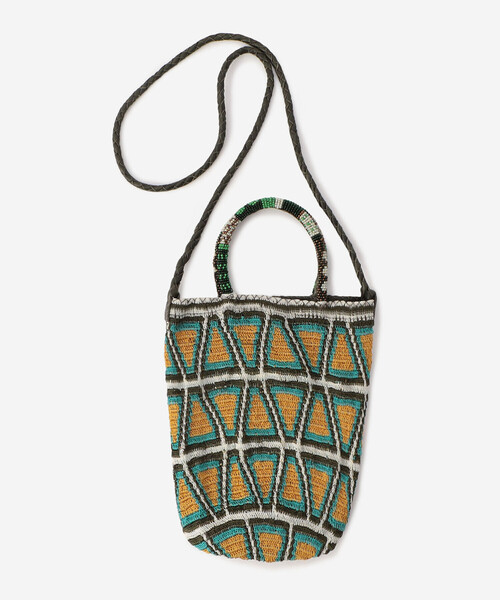 Bshop（ビショップ）の「en shalla | ハンドクロシェ 2WAYハンドバッグ WOMEN（バックパック/リュック・レディース・イエロー系その他/グリーン系その他・ONE）」の13枚目の写真