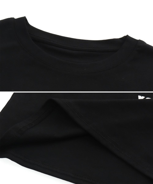 ANAP(アナップ)の「フロッキー ハート ロゴ プリント Tシャツ(Tシャツ/カットソー・レディース・ブラック/ホワイト/ブラウン・FREE)」の5枚目の写真