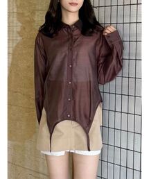 MERCURYDUO | ガーターデザインシャツ(シャツ/ブラウス)