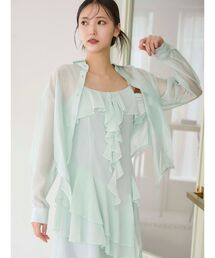 MERCURYDUO | ガーターデザインシャツ(シャツ/ブラウス)