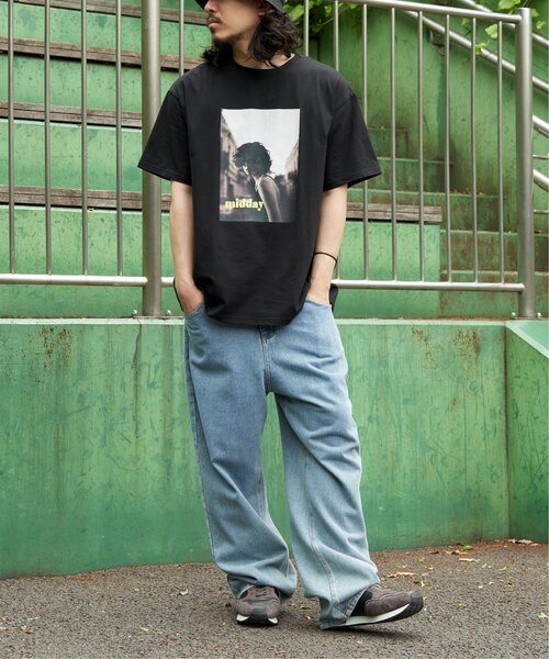 VENCEEXCHANGE(ヴァンスエクスチェンジ)の「ユニセックスフォトTシャツ(Tシャツ/カットソー・レディース・オフホワイト/ブラック/チャコール・FREE)」の21枚目の写真