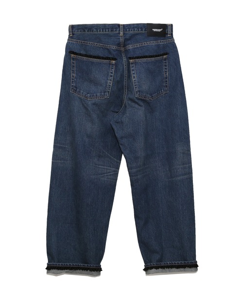 UNDERCOVER（アンダーカバー）の「UC2E8502（デニムパンツ・レディース・インディゴブルー/ブラック・1/2）」の3枚目の写真