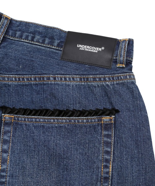 UNDERCOVER（アンダーカバー）の「UC2E8502（デニムパンツ・レディース・インディゴブルー/ブラック・1/2）」の6枚目の写真