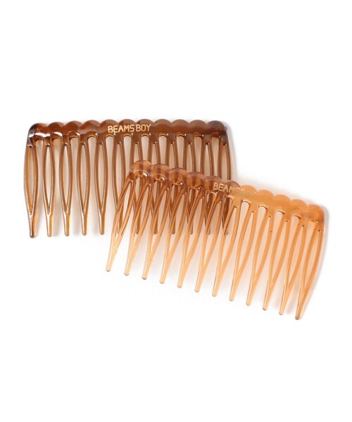 BEAMS BOY（ビームスボーイ）の「クリアコーム ２P（その他ヘアアクセサリー・レディース・イエロー/ブラウン・ONE SIZE）」の10枚目の写真