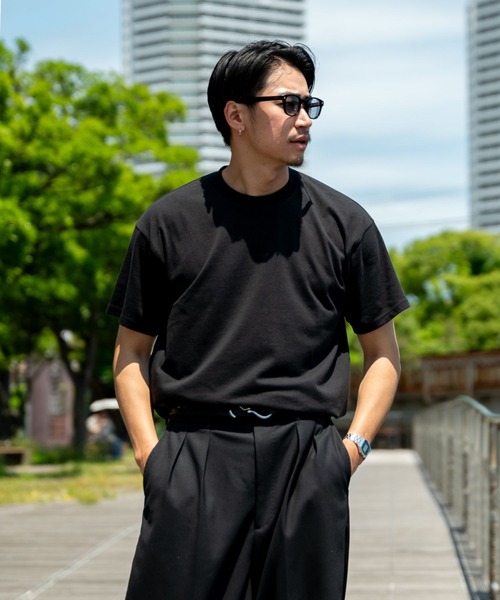 FCTY.(エフシーティーワイ)の「FCTY.ロゴ刺繍TEE(Tシャツ/カットソー・メンズ・ブラック/ホワイト・LARGE/MEDIUM)」の2枚目の写真