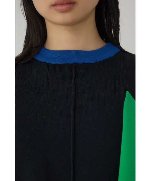 PLUS(プラス)の「【PLUS】アシンメトリードレープニットベスト(ベスト・レディース・ブラック/グレー系その他/ブラック系その他・FREE)」の22枚目の写真